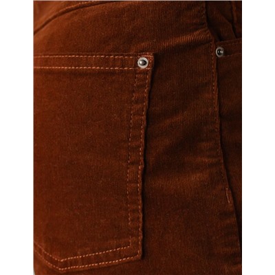 Брюки из эластичного микро-вельвета