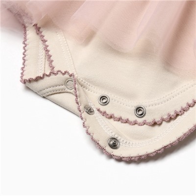 Боди с юбкой Крошка Я «Новогодние игрушки», рост 80-86 см