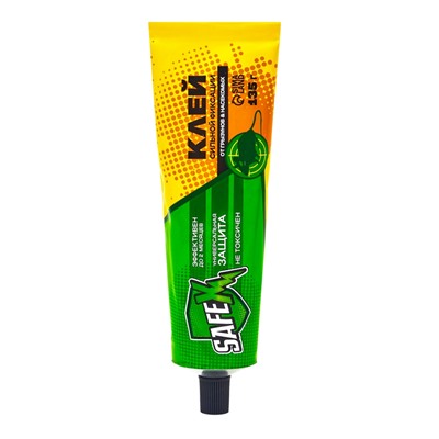 Клей от грызунов с запахом арахиса SAFEX, туба,135 г