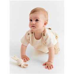 Футболка детская MINAKU, рост 86-92 см, молочная