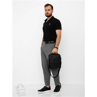 Сумка мужская кожаная 9101AM black Allan Marco