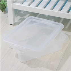 Контейнер для хранения Porter, 8 л, 43×31,5×11 см, с крышкой, прозрачный