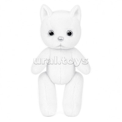 Котик Белый, 20 см, в коробке