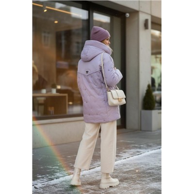 Куртка верблюжья шерсть арт.318 (Сиреневый)