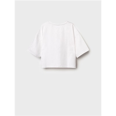 Фуфайка трикотажная для девочек (футболка)