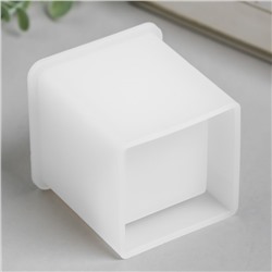 Молд силиконовый «Подсвечник квадратный» 5.7×5.7×6.2 см
