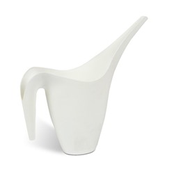 Лейка с длинным носиком, 1 л, без рассеивателя, белая, Greengo