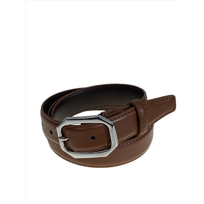 Ремень женский из искусственной кожи , цвет  коричневый