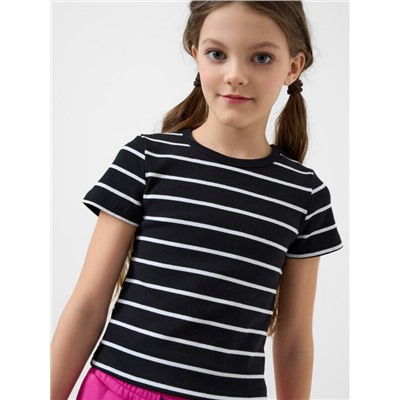 Фуфайка трикотажная для девочек (футболка)