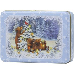 Черный дракон. Новый год. С Новым Годом. Мишки в лесу 50 гр. жест.банка