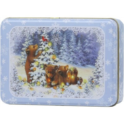 Черный дракон. Новый год. С Новым Годом. Мишки в лесу 50 гр. жест.банка