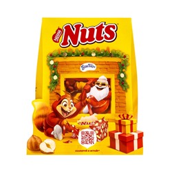 Сладкий новогодний подарок NUTS «Камин», детский, 301 г