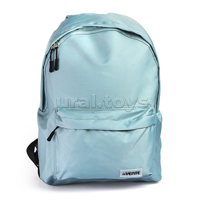Рюкзак "Color Balance" подростковый 40x29x17 см (14 л) 250 г, нейлон, подклад, 1 отделение на молнии, 1 передний карман, аппликация из каучука, бирюзовый