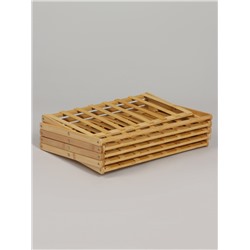 Подставка для цветов Greengo, 5 полок, 50×25×89 см, напольная, бамбук