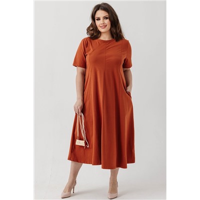 Платье  8978/01/Кирпичный