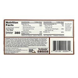 FITCRUNCH, Whey Protein Baked Bar, Chocolate Chip Cookie Dough, 12 Bars, 3.10 oz (88 g) Each
