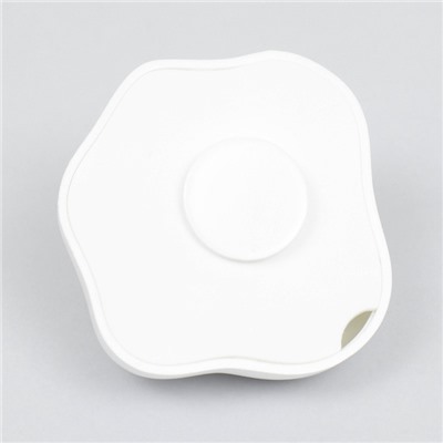 Игрушка с кошачьей мятой для кошек «Яичница», 6 см, пластик, белая