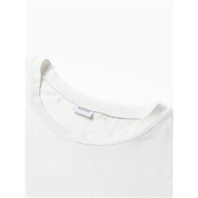 Пижама женская (футболка, шорты) MINAKU: Home collection, размер 44, цвет экрю