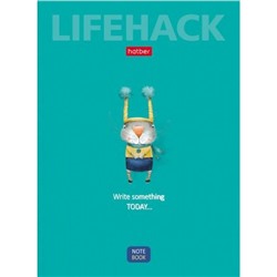 Бизнес-блокнот А6 64л клетка/линия "Смекалки" (066209) 23591 Хатбер