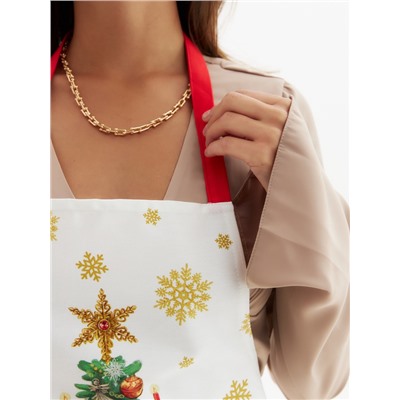 Фартук Этель «Новогодняя сказка», 65×60 см, 100 % хлопок, саржа, 190 г/м²