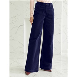 Брюки из эластичного микро-вельвета