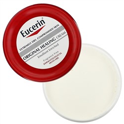 Eucerin, оригинальный заживляющий крем для очень сухой и поврежденной кожи, без отдушек, 454 г (16 унций)