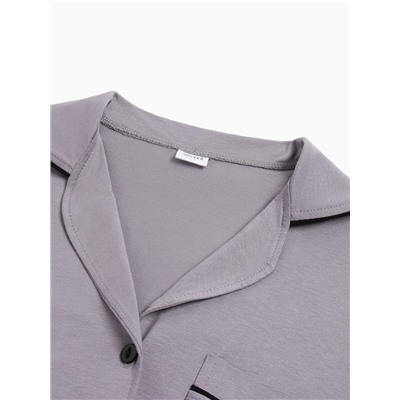 Сорочка ночная женская MINAKU: Home collection серая, размер 44