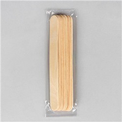 Шпатели для депиляции, деревянные, 15×1.7 см, 10 шт.