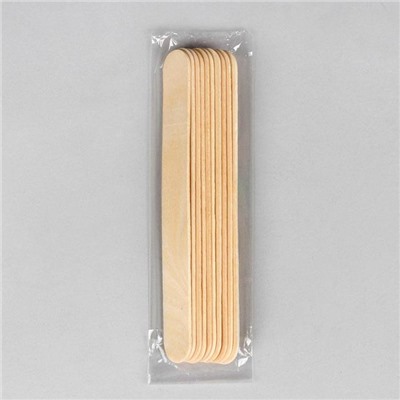 Шпатели для депиляции, деревянные, 15×1.7 см, 10 шт.