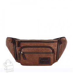 Сумка мужская кожаная 1395TR brown Tough Ryder
