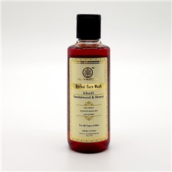 Khadi Natural Гель для лица "Сандал и Мед" 210мл