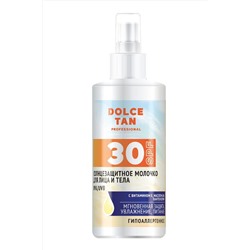 Dolce Tan Солнцезащитное молочко для лица и тела 30 SPF с комплексом UVA/UVB фильтров, 150 мл KRISTALLER, 1107491