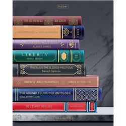 Тетрадь  48л клетка soft-touch "Золотые страницы" скруг.углы (094279) Хатбер