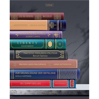 Тетрадь  48л клетка soft-touch "Золотые страницы" скруг.углы (094279) Хатбер