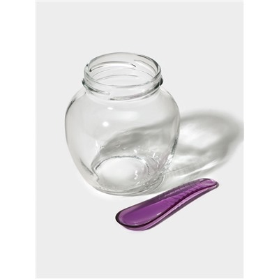 Банка для сыпучих Renga Strawberry, 210 мл, с крышкой и ложкой, стекло