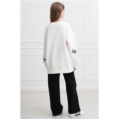 Свитшот оверсайз для девочки из футера трехнитки Happyfox