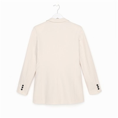 Пиджак женский с защипами MIST, размер 46, молочный