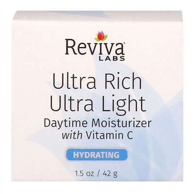 Reviva Labs, Ultra Rich Ultra Light, дневное увлажняющее средство с витамином С, 42 г (1,5 унции)