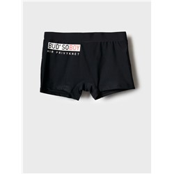 Плавки-шорты трикотажные для мальчиков, средней длины