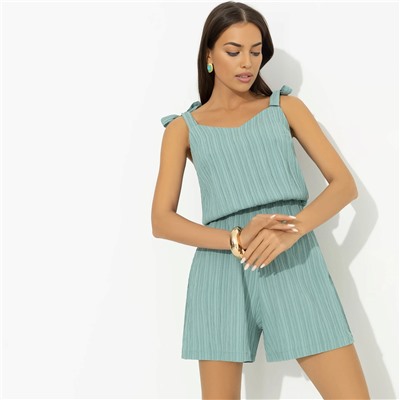 Комбинезон из жатой ткани, А так интересней (turquoise)