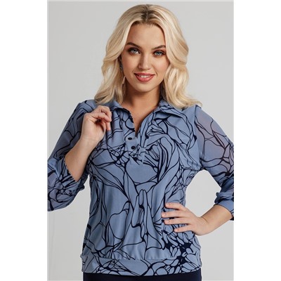 Блузка   7098/05/Джинсовый