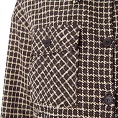 Рубашка с карманами женская Mark Formelle, бежевая, чёрная, размер 44