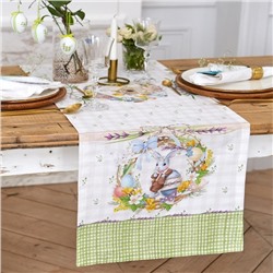 Дорожка на стол «Уютная Пасха», 40×146 см, 100% хлопок, саржа 190 г/м²