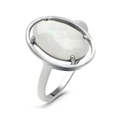 Кольцо из серебра лунный камень, Симона