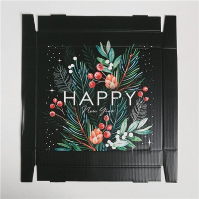 Коробка подарочная новогодняя складная «Волшебного нового года», 31×25.5×16 см