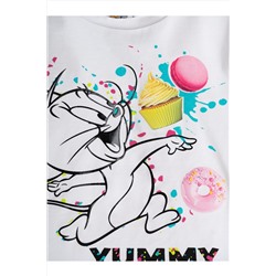 Фуфайка трикотажная для девочек (футболка) PLAYTODAY, 1240321