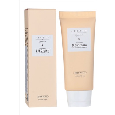 Jigott Солнцезащитный B.B крем для лица / Signature Sunscreen B.B Cream SPF50+ PA++++, 50 мл KRISTALLER, 1111533