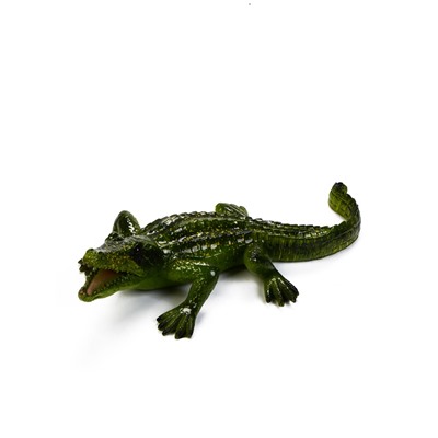 Садовая фигура из полистоуна «Крокодил», 35×15×7 см, Greengo