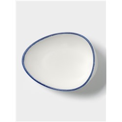 Салатник Magistro Blue Lagoon, 350 мл, 19.2×14.9×7.9, фарфор, белый