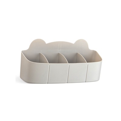 Подставка для зонтов, пластик, 23.5×7.5×11 см, серая